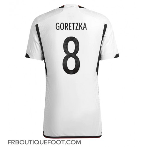 Maillot de foot Allemagne Leon Goretzka #8 Domicile vêtements Monde 2022 Manches Courtes